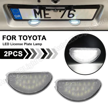 Toyota Aygo Mk1 İçin 2 Adet 2005 2006 2007 2008 2009 2010 2011 2012 2013 2014 LED lisans numarası plaka ışık lambası OE: 81270-0H010