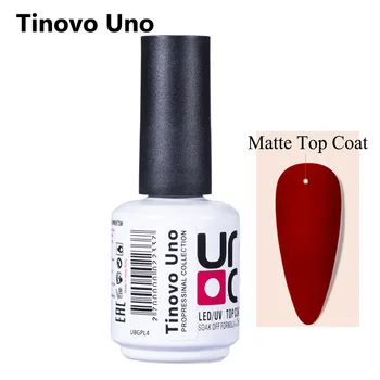 Tınovo Uno Mat pardösü 12ML UV Jel Oje Astar Kapalı İslatın Sonkat Hiçbir Silme Parlak Mat Vernikler Nailart Süslemeleri