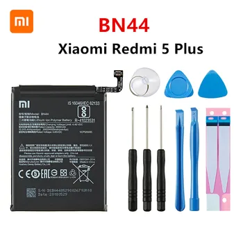 Xiao mi 100 % Orijinal BN44 4000mAh Pil İçin Xiaomi mi kırmızı mi 5 artı BN44 Yüksek Kaliteli Telefon Yedek Piller + Araçları