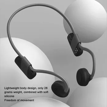 Yeni BH318 Kemik Iletim Kulaklık BT5. 0 Kablosuz Stereo Kulaklık IP56 Su Geçirmez Spor Kulaklık Gürültü Iptal Mic ıle