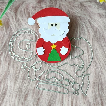 Yeni Noel Baba metal kesme die kalıp karalama defteri dekorasyon kabartmalı fotoğraf albümü dekorasyon kart yapımı DIY el sanatları