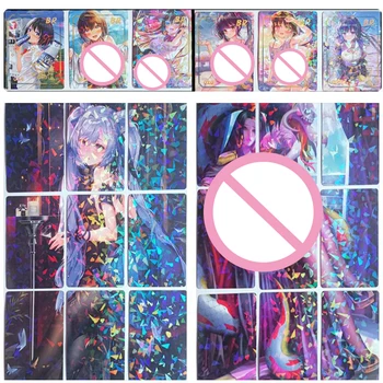 Yıldız Parti Tanrıça Hikayesi dokuz bulmaca kartları anime karakterler bronzlaşmaya koleksiyonu flash kart karikatür oyuncak Noel doğum günü hediyesi