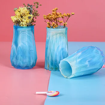 Çeşitli Vazo Şekli silikon kalıp Odası Dekorasyon DIY Epoksi Reçine Vazo Takı Masaüstü Dekorasyon Vazo silikon kalıp