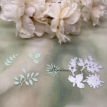Çiçek yaprakları Metal Kesme Ölür Şablonlar için Kalıp Kesim DIY Scrapbooking Albümü Kağıt Kartı Kabartma