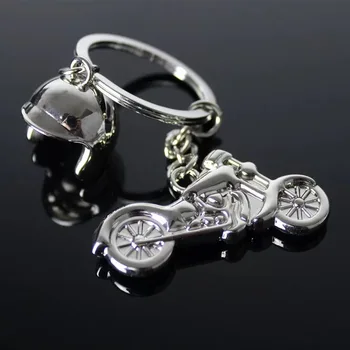 ÜCRETSİZ KARGO 100 adet/grup Yeni Sıcak Kask Motosiklet Anahtarlıklar Metal Mini Motosiklet Anahtarlıklar Promosyon Hediyeler için