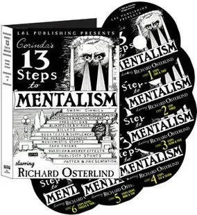 Richard Osterlind-13 Adımlar Mentalism 6 set, Sihirli hileler
